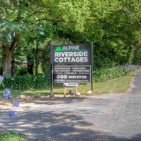 Alpine Riverside Cottages Porepunkah Exteriör bild