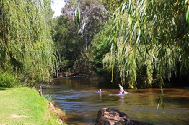 Alpine Riverside Cottages Porepunkah Rum bild